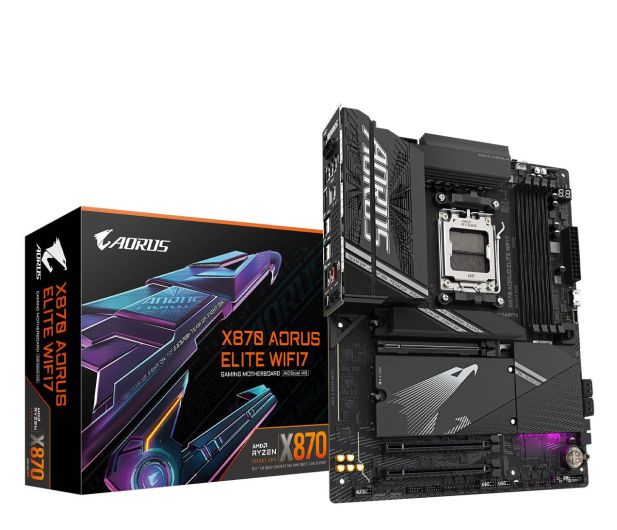 GIGABYTE X870 A ELITE WIFI7 AM5 4DDR5 HDMI/USB-C ATX X870 A ElITE WIFI7 - 1282690 - zdjęcie